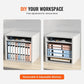 Literature Organizer 5 Compartment Wood Mail Sorter White