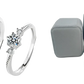 Love at First Sight Diamond Sterling Silver Couple Rings