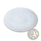 Lucerne Sophie White Crackle Ceramic Plate