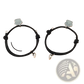 Luminous Magnetic Heart Paw Print Couple Bracelets 2pcs