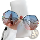 Luxury Crystal Butterfly Rhinestone Uv400 Sunglasses