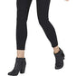 Maison Jules Women's Basic Mid-Rise Leggings Black Size Small