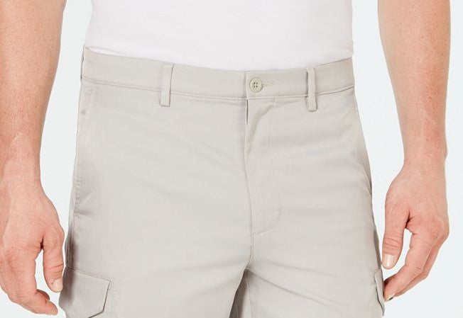 Attack Life By Greg Norman Men's 10" Cargo Shorts Gray Size 32