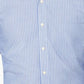 Club Room Men's Classic/Regular Fit Stripe Dress Shirt Navy Size 16-34-35