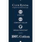 Club Room Men's Regular Fit Stripe Dress Shirt Blue Size 18.5x34-35