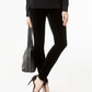 INC International Concepts Women's Velvet Skinny Pants Black Size 8