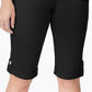 Style & Co Women's Cuffed Denim Skimmer Shorts Black Size 12