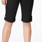 Style & Co Women's Cuffed Denim Skimmer Shorts Black Size 18