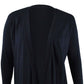Charter Club Women's Plus Size Pointelle-Trim Completer Cardigan Black Size OX