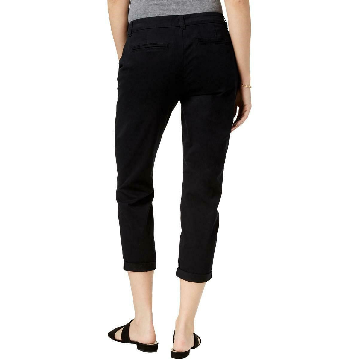 Maison Jules Women's Slim Ankle Pants Blue Size 4