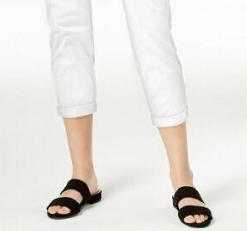 Maison Jules Women's Slim Ankle Pants White Size 8