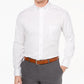 Club Room Men's Slim-Fit Pinpoint Solid Dress Shirt White Size 17.5x34-35
