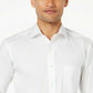 Club Room Men's Slim-Fit Pinpoint Solid Dress Shirt  White Size 18-34-35