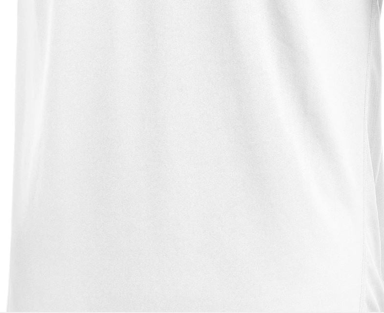 ID Ideology Men's V Neck Mesh Back Performance T-Shirt White Size Small