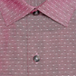 Bar III Men's Slim-Fit Stretch Easy-Care Large Dobby Dot Dress Shirt Red Size 17x34-35