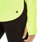 Ideology Women's Heathered Long Sleeve Top Yellow Size Small
