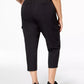 Ideology Women's Plus Size Recycled Woven Cargo Pants Black Size 2X