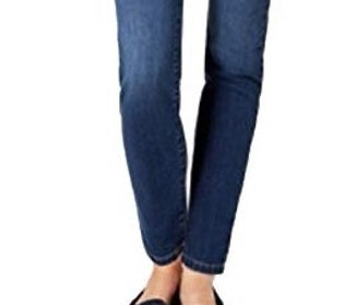 Charter Club Women's Windham Tummy-Control Skinny Jeans Baltic Wash Size 12