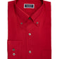 Club Room Men's Classic Fit Stretch Wrinkle-Resistant Solid Pinpoint Dress Shirt Red Size 16-34-35