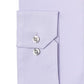 Alfani Men's Stretch Easy-Care Solid Dress Shirt Lilac Size 15x34-35