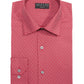 Alfani Men's Slim-Fit Performance Stretch Easy-Care Dress Shirts Red Size 34-35