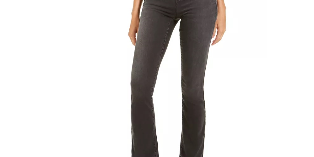 INC International Concepts Women's Incfinity Bootcut Jeans Black Size 0