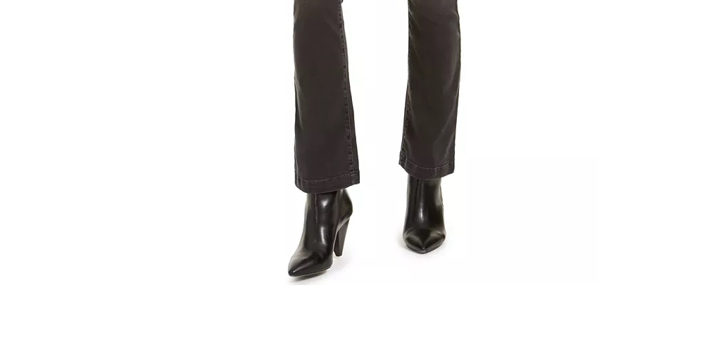 INC International Concepts Women's Incfinity Bootcut Jeans Black Size 0