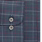Club Room Men's Regular Fit Stretch Twill Multi Tattersall Dress Shirt Blue Size 17-34-35
