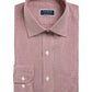 Club Room Men's Regular/Classic Fit Stretch Twill Puppytooth Dress Shirt Red Size 36X37