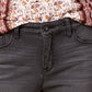 Style & Co Women's Curvy-Fit Skinny Jeans Black Smudge Size 4