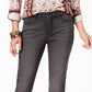 Style & Co Women's Curvy-Fit Skinny Jeans Black Size 8