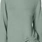 INC International Concepts Women's Ruched Top Green Size Extra Large