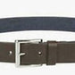 Club Room Men's Casual Stretch Belt  Dark Blue Size Extra Large