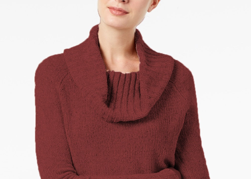 INC International Concepts Women's Cowl-Neck Chenille Sweater Size 2 Extra Large