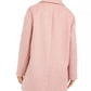 Charter Club Women's Notched-Collar Coat Pink Size Medium