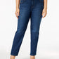 Style & Co Women's Control Straight - Plus - 22W Blue Size 22W