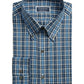 Club Room Men's Regular Fit Button Down Collar Dress Shirts Navy Size 17-34-35