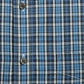Club Room Men's Regular Fit Button Down Collar Dress Shirts Navy Size 17-34-35