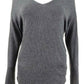 Bar III Women's Wear 2 Ways Twist Sweater Gray Size 2 Extra Large