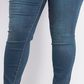 Style & Co Women's Plus Size Power Sculpt Skinny Jeans  Dark Blue Size 18W