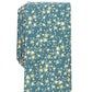 Bar III Men's Watercolor Floral Print Skinny Tie Navy Size Regular