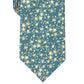 Bar III Men's Watercolor Floral Print Skinny Tie Navy Size Regular