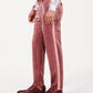 INC International Concepts Men's Slim-Fit Velvet Pants Red Size 38X32