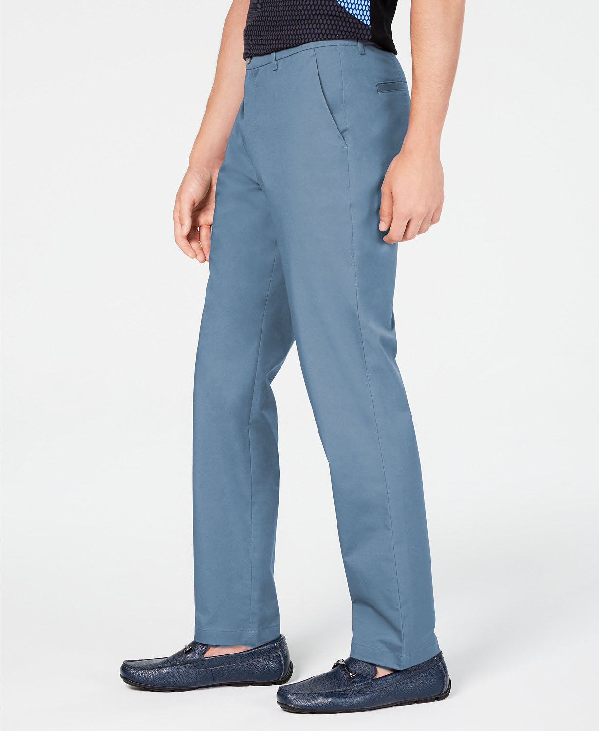 Alfani Men's AlfaTech Classic Fit Chino Pants Blue Size 38x32