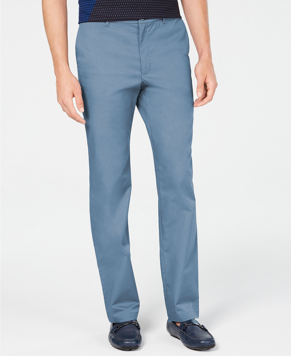 Alfani Men's AlfaTech Classic Fit Chino Pants Blue Size 40x30