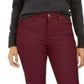 Charter Club Women's Lexington Straight-Leg Jeans Red Size 4