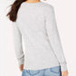 INC International Concepts Women's Sequined Knit Top  Gray Size 2 Extra Large