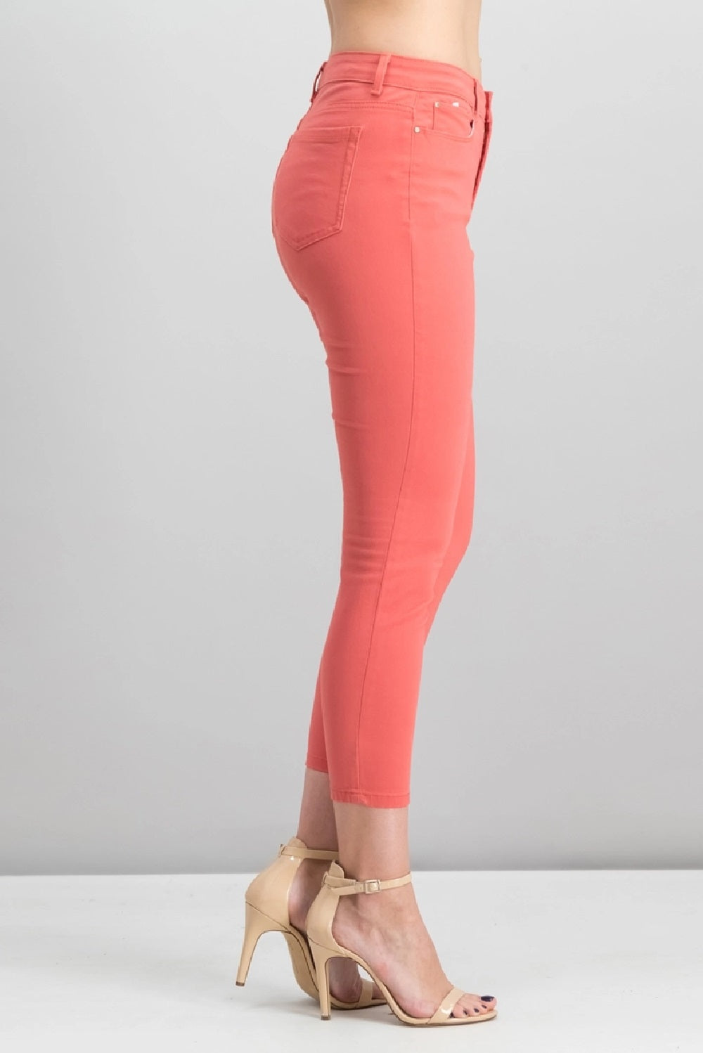 Charter Club Women's Petite Bristol Skinny Ankle Jeans Orange Size 12