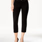 Charter Club Women's Petite Tummy-Control Bristol Capri Jeans Black Size 6 P