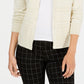 Charter Club Women's Textured Lurex Cardigan Sweater Brown Size Extra Large